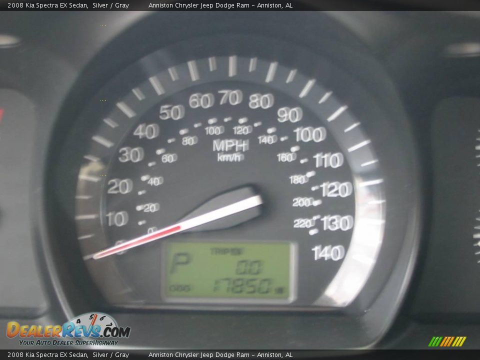 2008 Kia Spectra EX Sedan Silver / Gray Photo #13