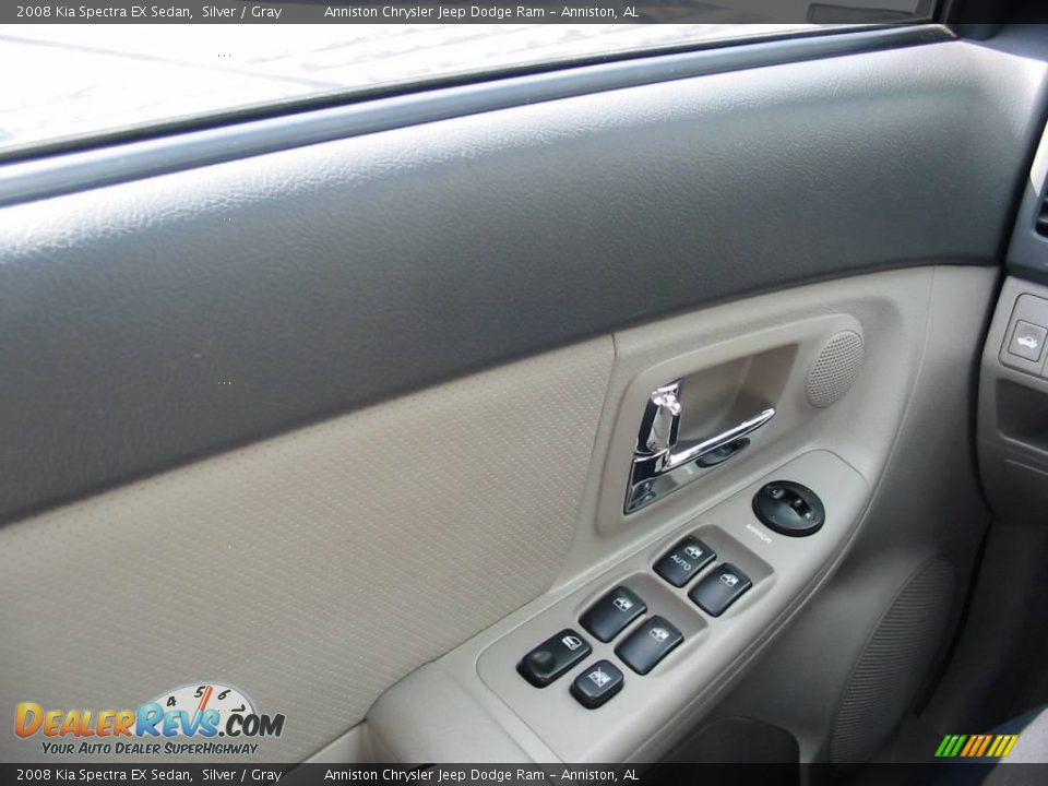 2008 Kia Spectra EX Sedan Silver / Gray Photo #14