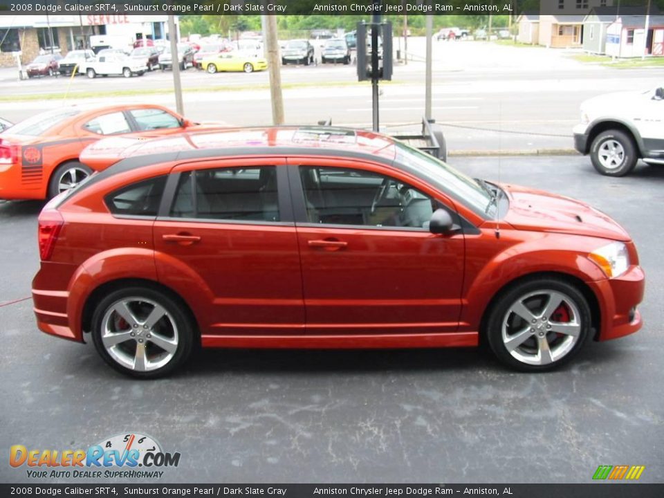 2008 Dodge Caliber SRT4 Sunburst Orange Pearl / Dark Slate Gray Photo #2