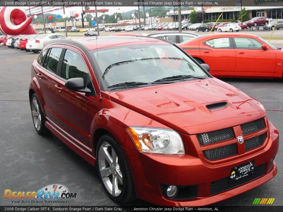 2008 Dodge Caliber SRT4 Sunburst Orange Pearl / Dark Slate Gray Photo #4