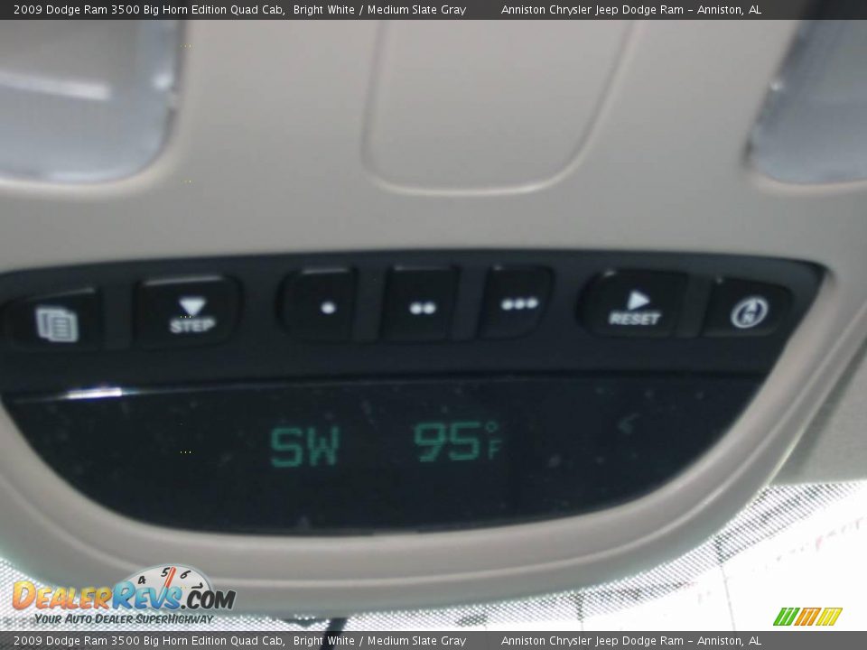 2009 Dodge Ram 3500 Big Horn Edition Quad Cab Bright White / Medium Slate Gray Photo #14