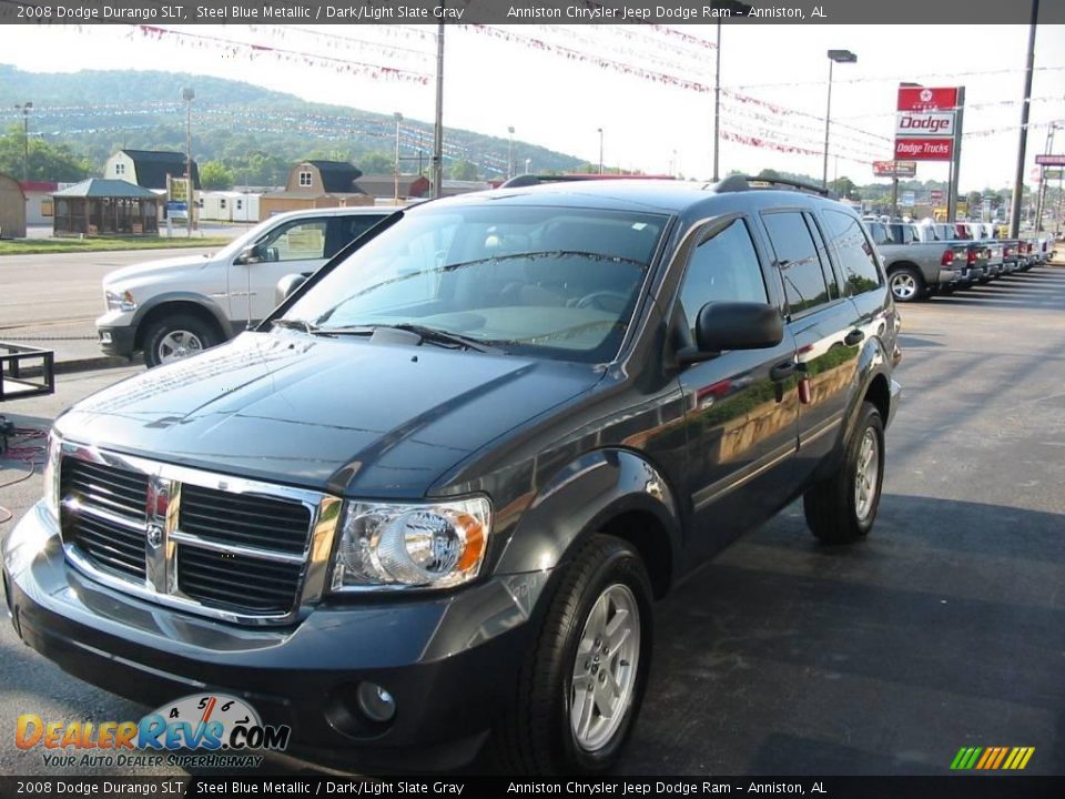 2008 Dodge Durango SLT Steel Blue Metallic / Dark/Light Slate Gray Photo #3