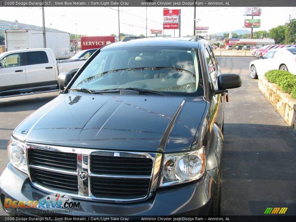 2008 Dodge Durango SLT Steel Blue Metallic / Dark/Light Slate Gray Photo #4