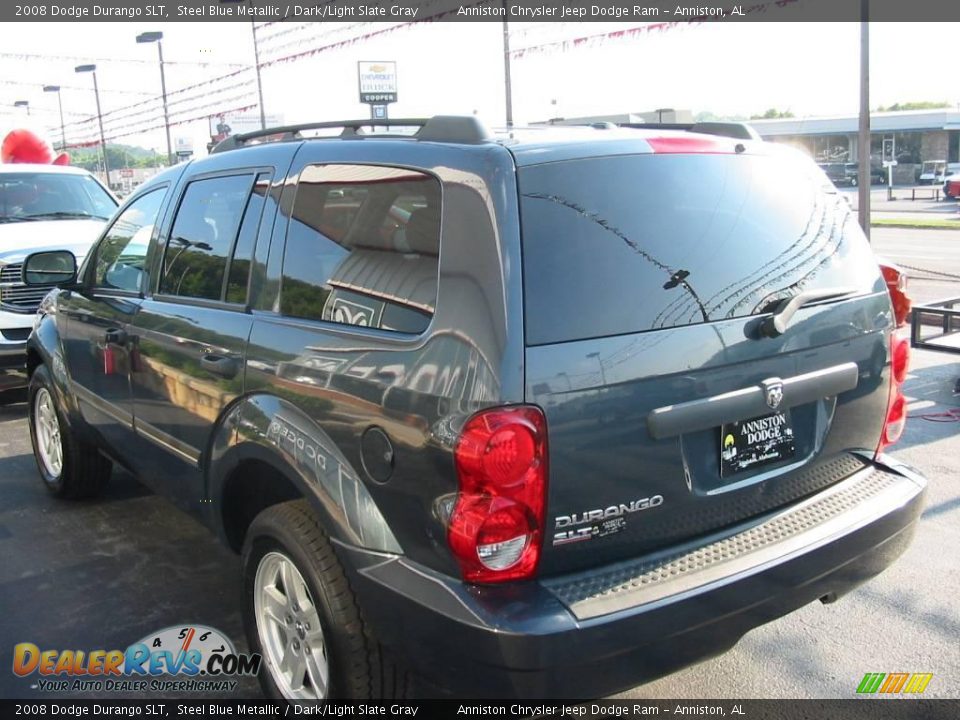 2008 Dodge Durango SLT Steel Blue Metallic / Dark/Light Slate Gray Photo #5