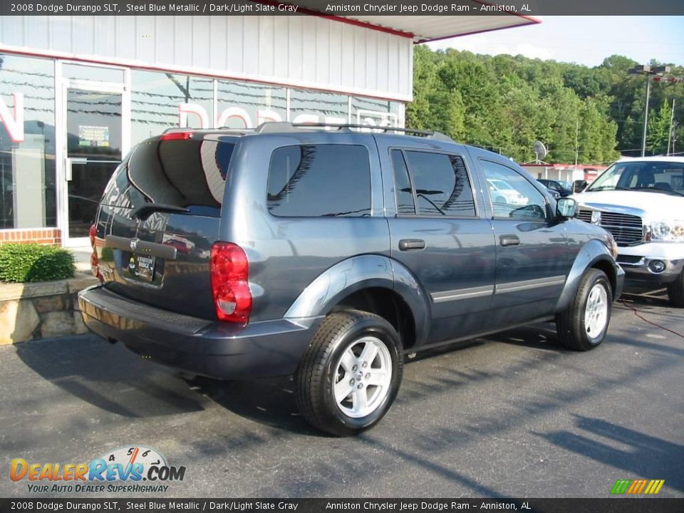 2008 Dodge Durango SLT Steel Blue Metallic / Dark/Light Slate Gray Photo #7