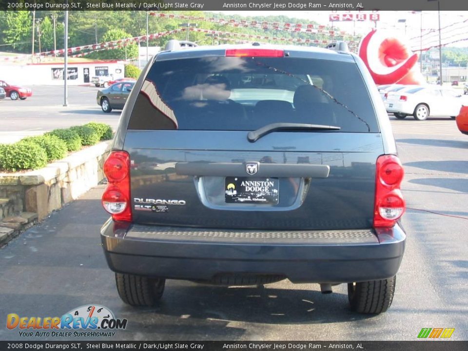 2008 Dodge Durango SLT Steel Blue Metallic / Dark/Light Slate Gray Photo #8