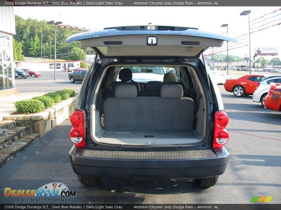 2008 Dodge Durango SLT Steel Blue Metallic / Dark/Light Slate Gray Photo #9