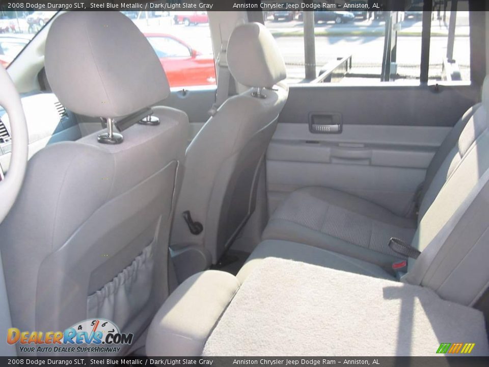 2008 Dodge Durango SLT Steel Blue Metallic / Dark/Light Slate Gray Photo #13