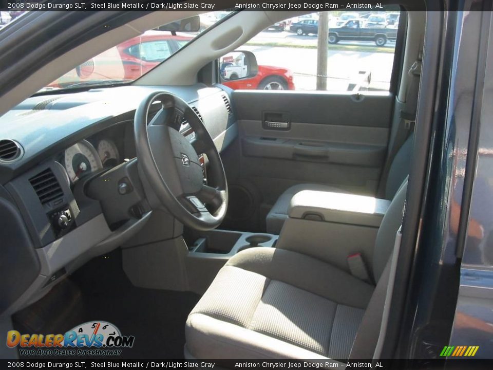 2008 Dodge Durango SLT Steel Blue Metallic / Dark/Light Slate Gray Photo #15
