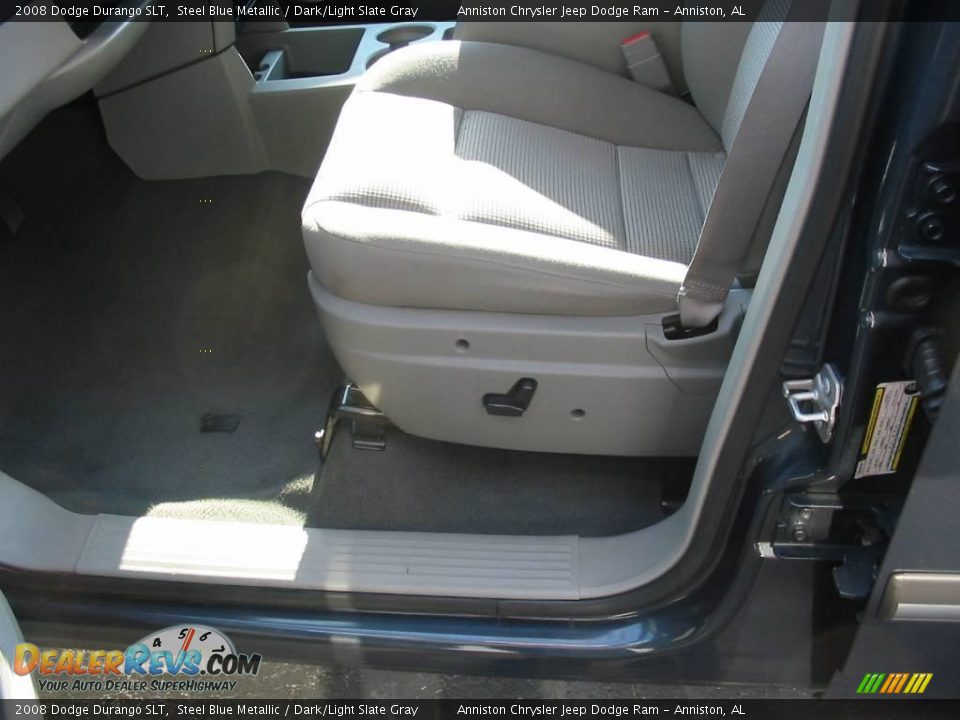 2008 Dodge Durango SLT Steel Blue Metallic / Dark/Light Slate Gray Photo #17