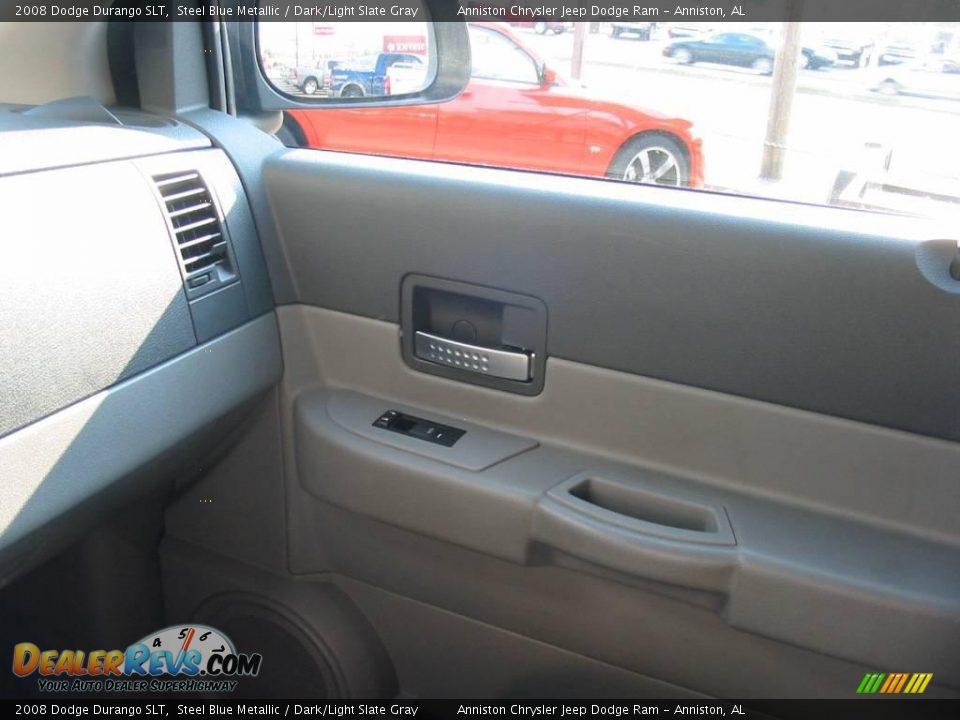 2008 Dodge Durango SLT Steel Blue Metallic / Dark/Light Slate Gray Photo #20