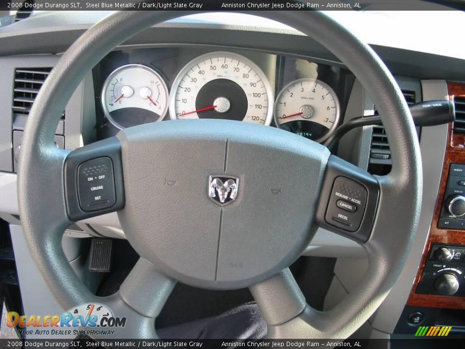 2008 Dodge Durango SLT Steel Blue Metallic / Dark/Light Slate Gray Photo #21