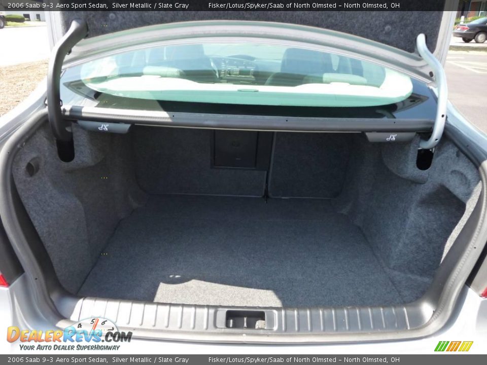 2006 Saab 9-3 Aero Sport Sedan Silver Metallic / Slate Gray Photo #11