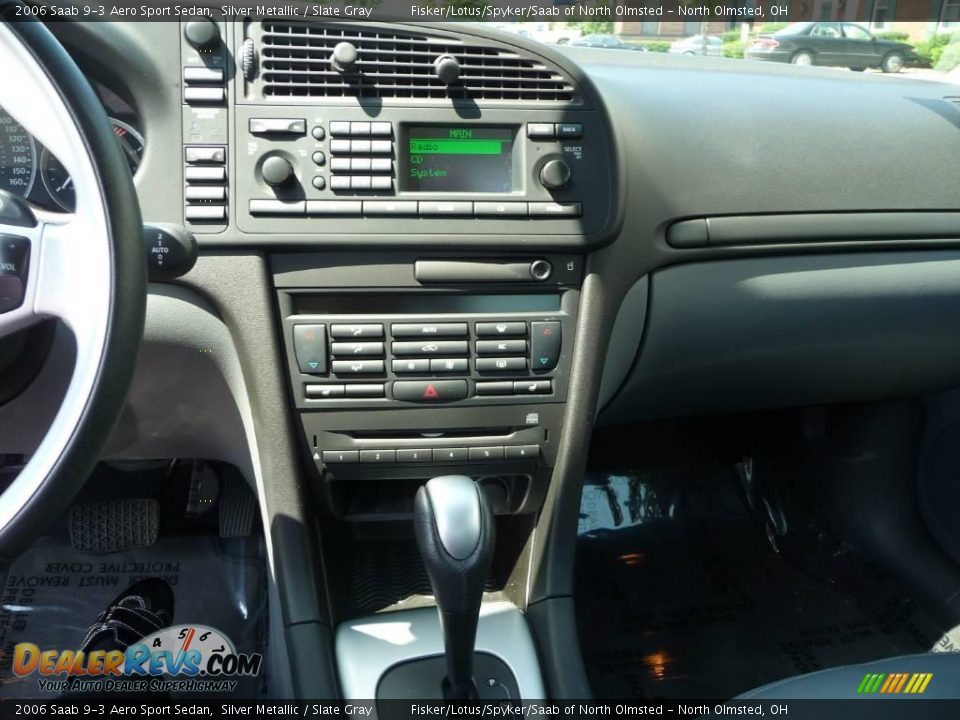 2006 Saab 9-3 Aero Sport Sedan Silver Metallic / Slate Gray Photo #20
