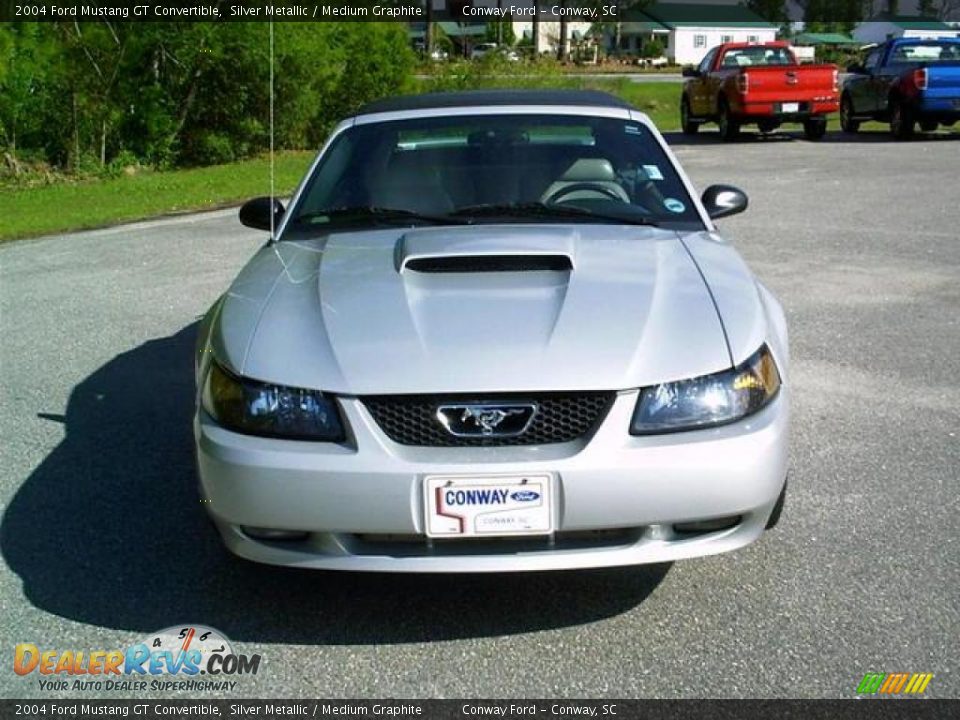 2004 Ford Mustang GT Convertible Silver Metallic / Medium Graphite Photo #5