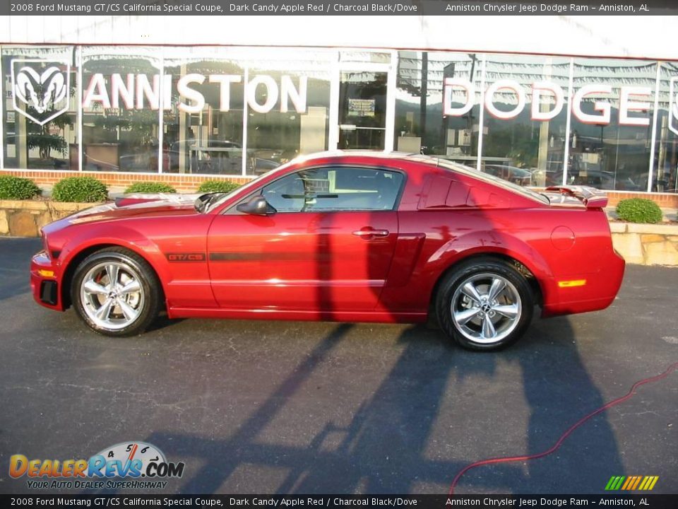 2008 Ford Mustang GT/CS California Special Coupe Dark Candy Apple Red / Charcoal Black/Dove Photo #1