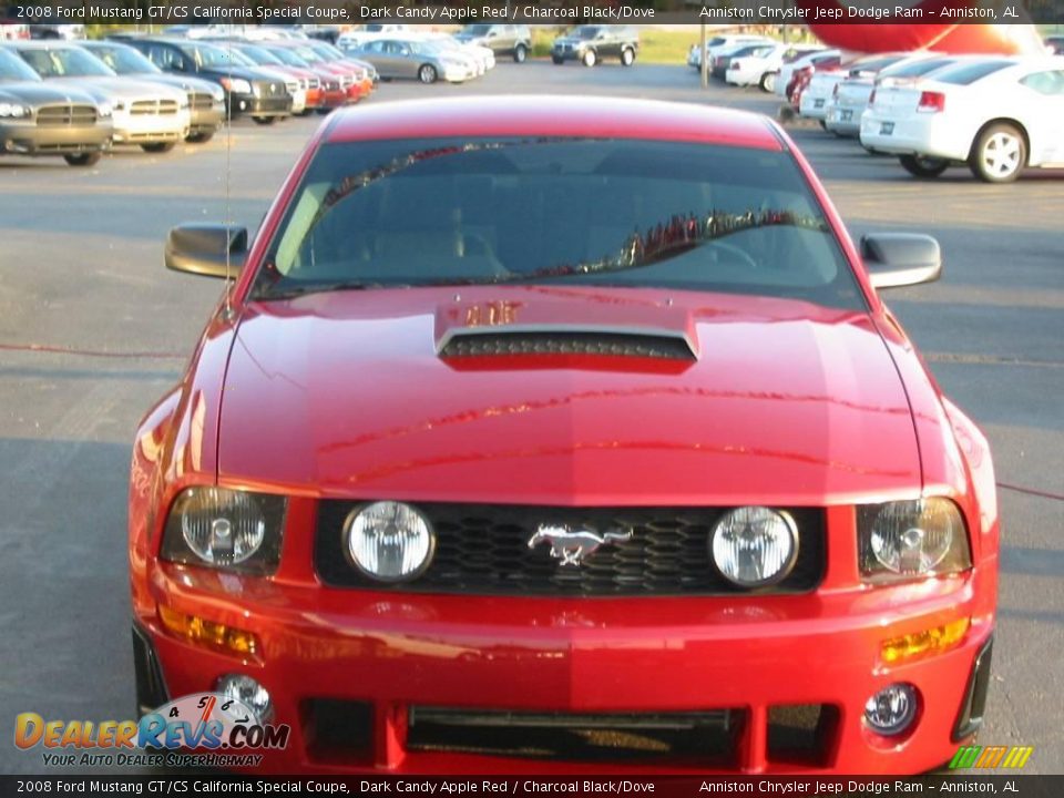 2008 Ford Mustang GT/CS California Special Coupe Dark Candy Apple Red / Charcoal Black/Dove Photo #5