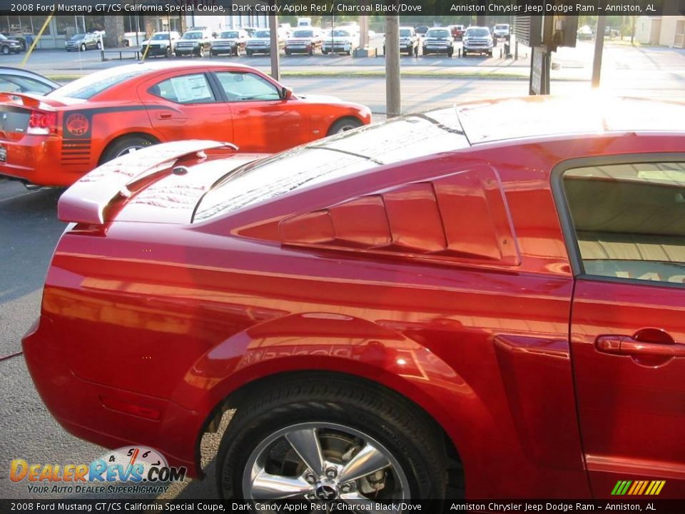 2008 Ford Mustang GT/CS California Special Coupe Dark Candy Apple Red / Charcoal Black/Dove Photo #9