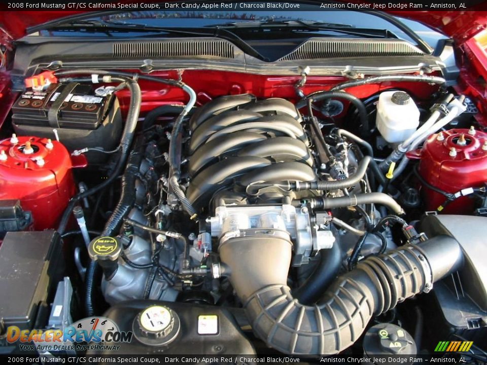 2008 Ford Mustang GT/CS California Special Coupe Dark Candy Apple Red / Charcoal Black/Dove Photo #14