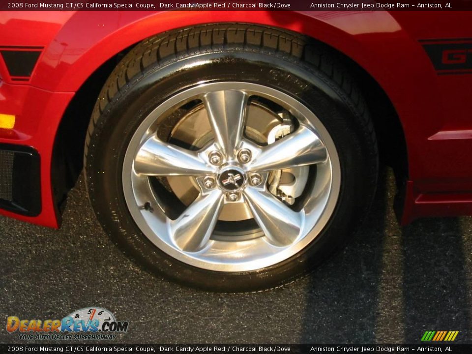 2008 Ford Mustang GT/CS California Special Coupe Dark Candy Apple Red / Charcoal Black/Dove Photo #15