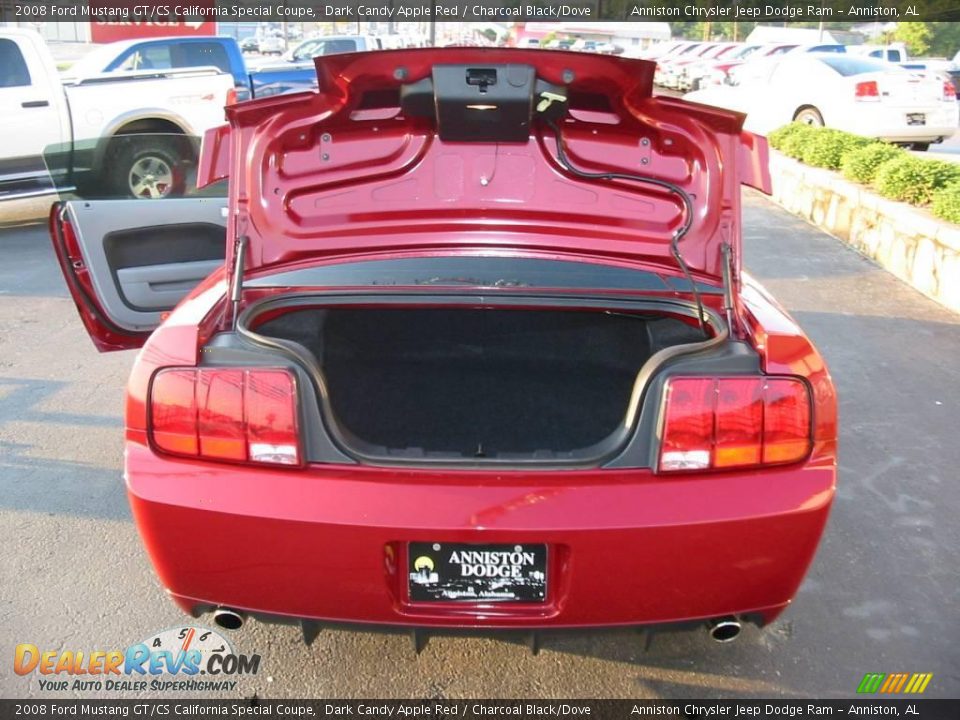 2008 Ford Mustang GT/CS California Special Coupe Dark Candy Apple Red / Charcoal Black/Dove Photo #17