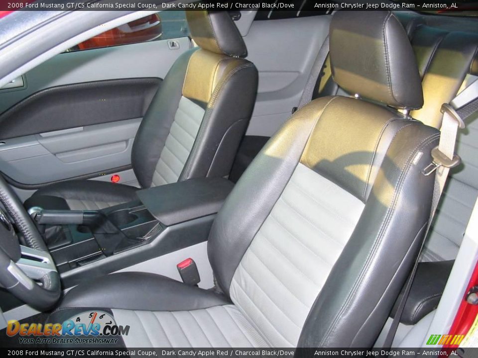 2008 Ford Mustang GT/CS California Special Coupe Dark Candy Apple Red / Charcoal Black/Dove Photo #24