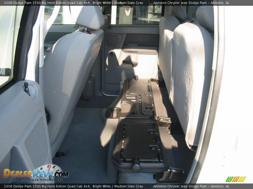2008 Dodge Ram 1500 Big Horn Edition Quad Cab 4x4 Bright White / Medium Slate Gray Photo #10