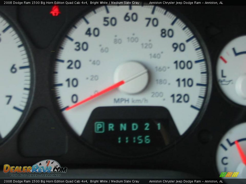 2008 Dodge Ram 1500 Big Horn Edition Quad Cab 4x4 Bright White / Medium Slate Gray Photo #20