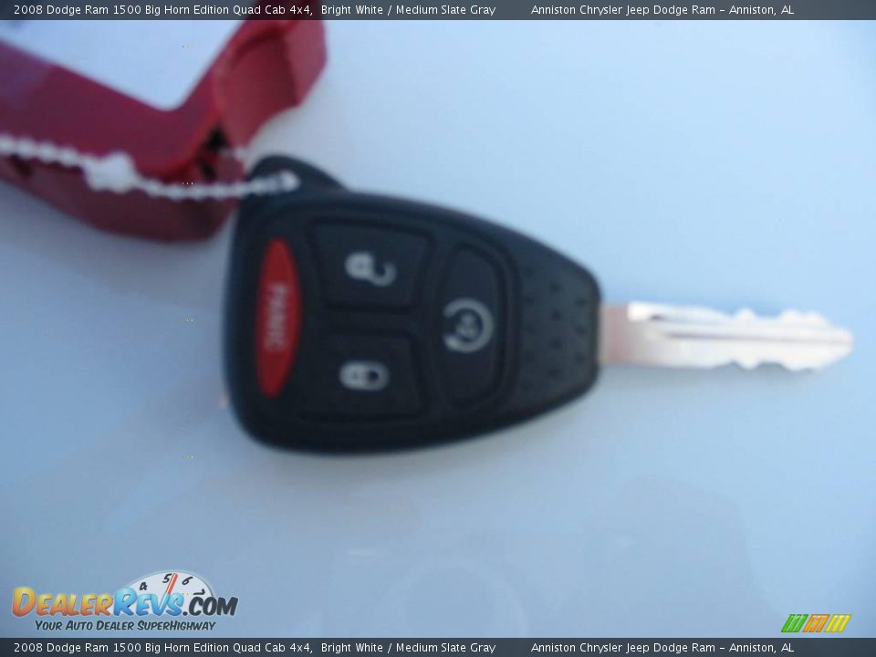 2008 Dodge Ram 1500 Big Horn Edition Quad Cab 4x4 Bright White / Medium Slate Gray Photo #27