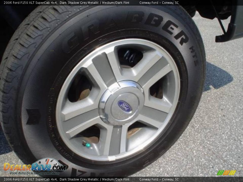 2006 Ford F150 XLT SuperCab 4x4 Dark Shadow Grey Metallic / Medium/Dark Flint Photo #9