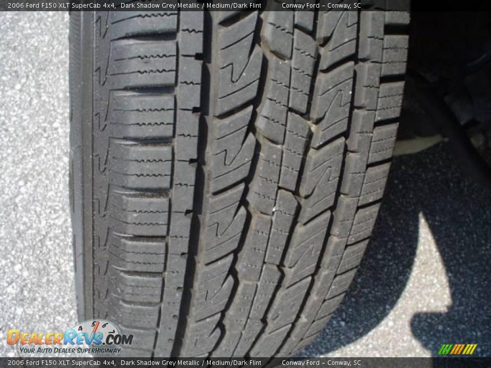 2006 Ford F150 XLT SuperCab 4x4 Dark Shadow Grey Metallic / Medium/Dark Flint Photo #10