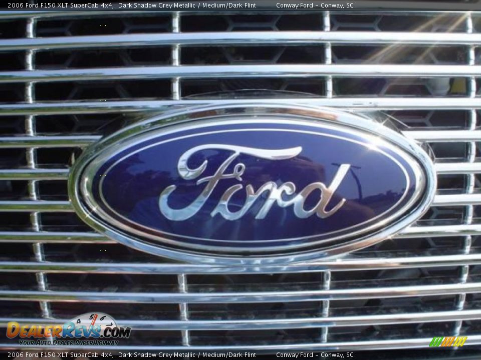 2006 Ford F150 XLT SuperCab 4x4 Dark Shadow Grey Metallic / Medium/Dark Flint Photo #12