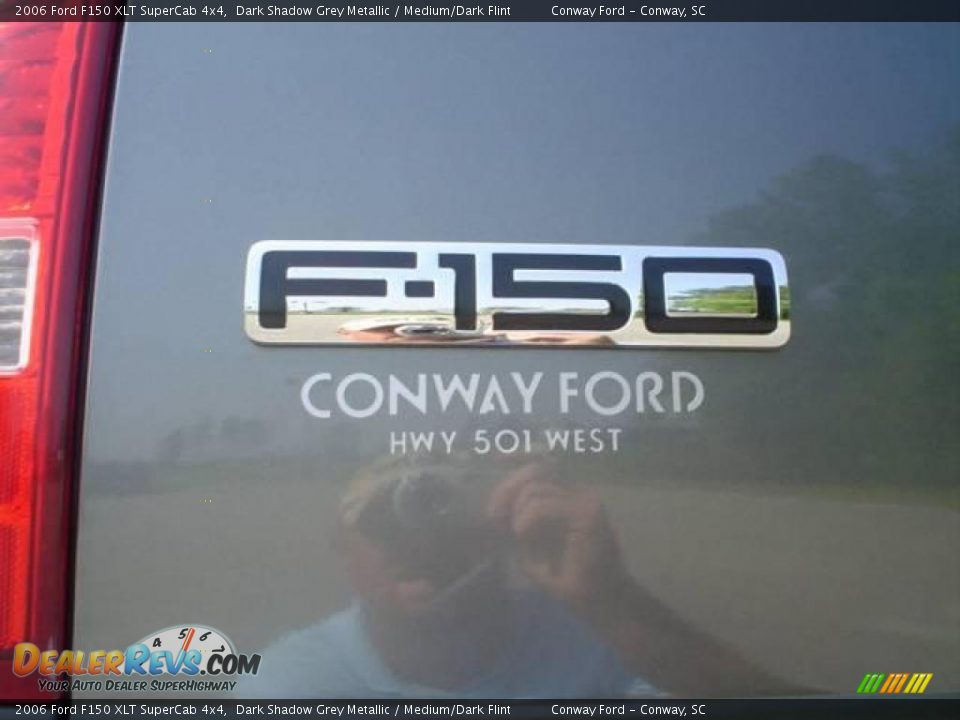 2006 Ford F150 XLT SuperCab 4x4 Dark Shadow Grey Metallic / Medium/Dark Flint Photo #14