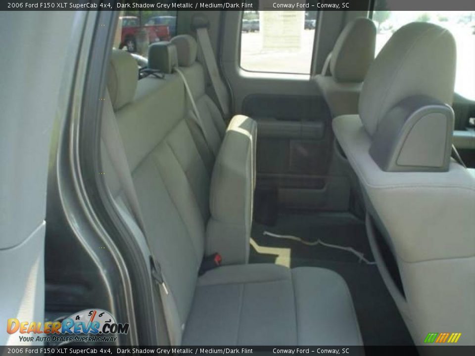 2006 Ford F150 XLT SuperCab 4x4 Dark Shadow Grey Metallic / Medium/Dark Flint Photo #16