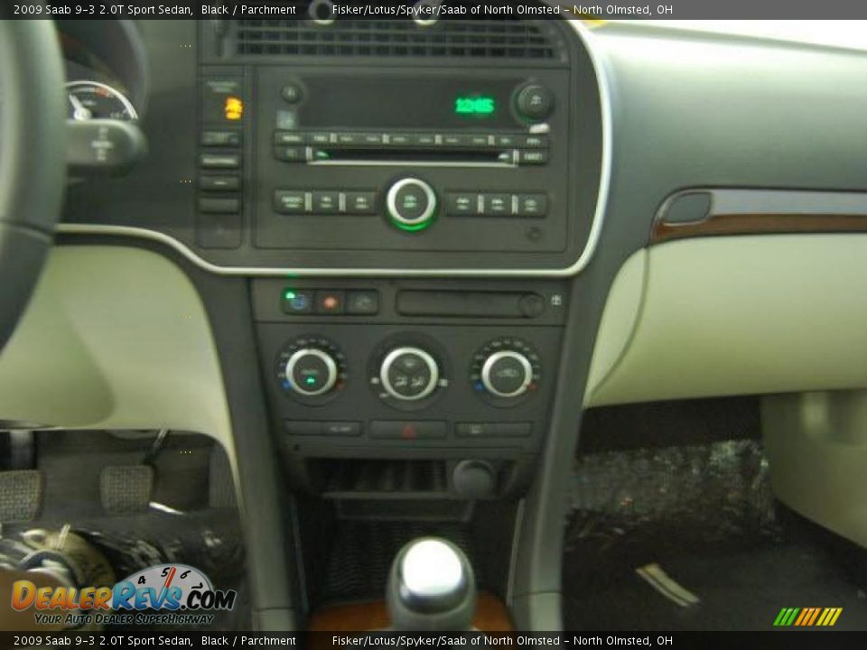2009 Saab 9-3 2.0T Sport Sedan Black / Parchment Photo #8