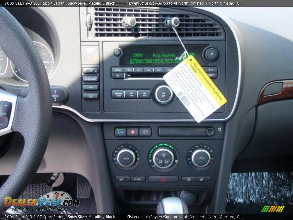 2009 Saab 9-3 2.0T Sport Sedan Snow Silver Metallic / Black Photo #8