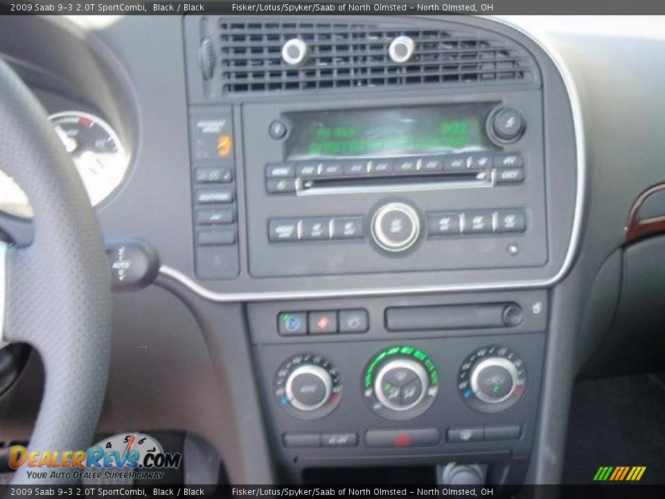 2009 Saab 9-3 2.0T SportCombi Black / Black Photo #8