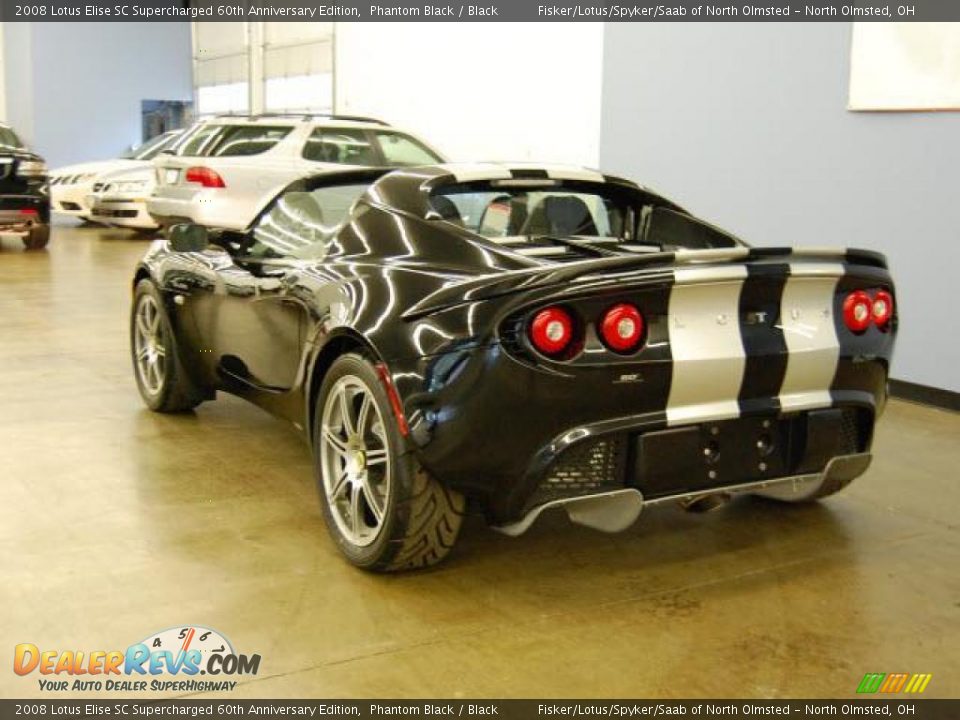 2008 Lotus Elise SC Supercharged 60th Anniversary Edition Phantom Black / Black Photo #3