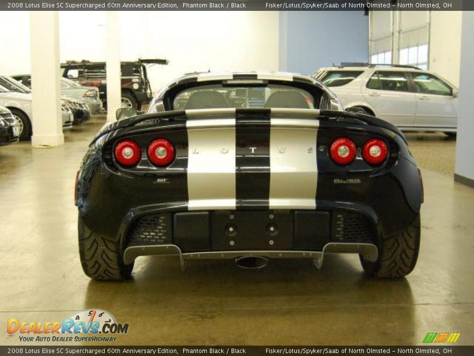 2008 Lotus Elise SC Supercharged 60th Anniversary Edition Phantom Black / Black Photo #4