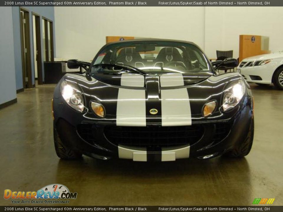 2008 Lotus Elise SC Supercharged 60th Anniversary Edition Phantom Black / Black Photo #5