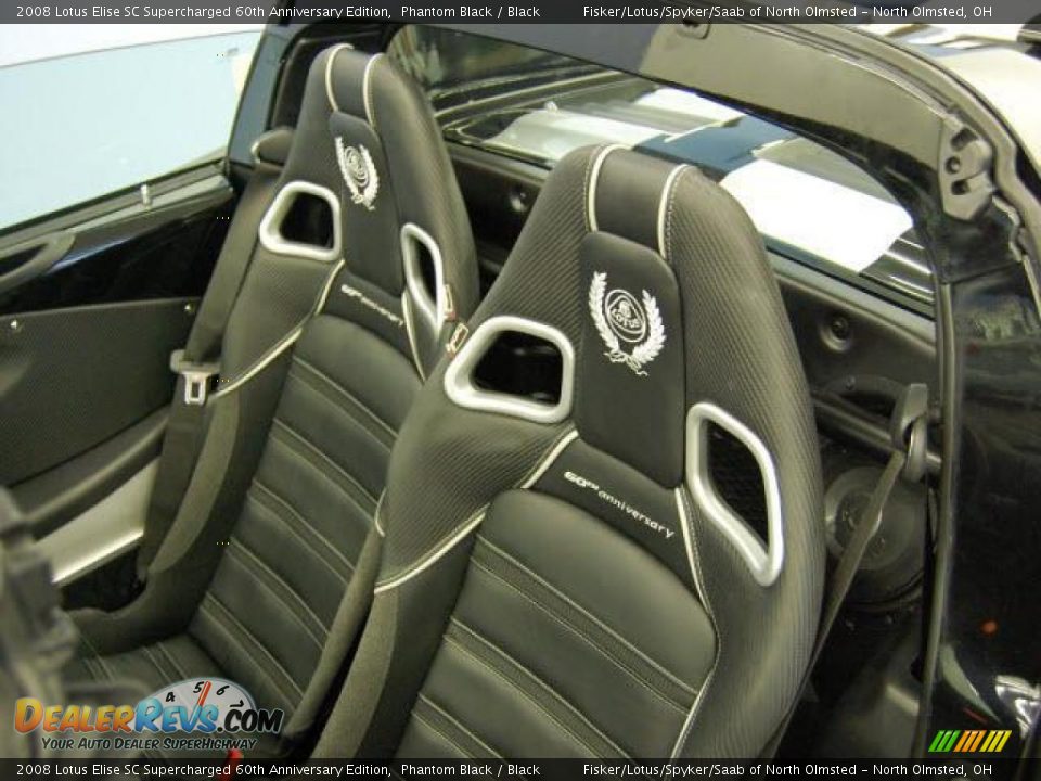 2008 Lotus Elise SC Supercharged 60th Anniversary Edition Phantom Black / Black Photo #7