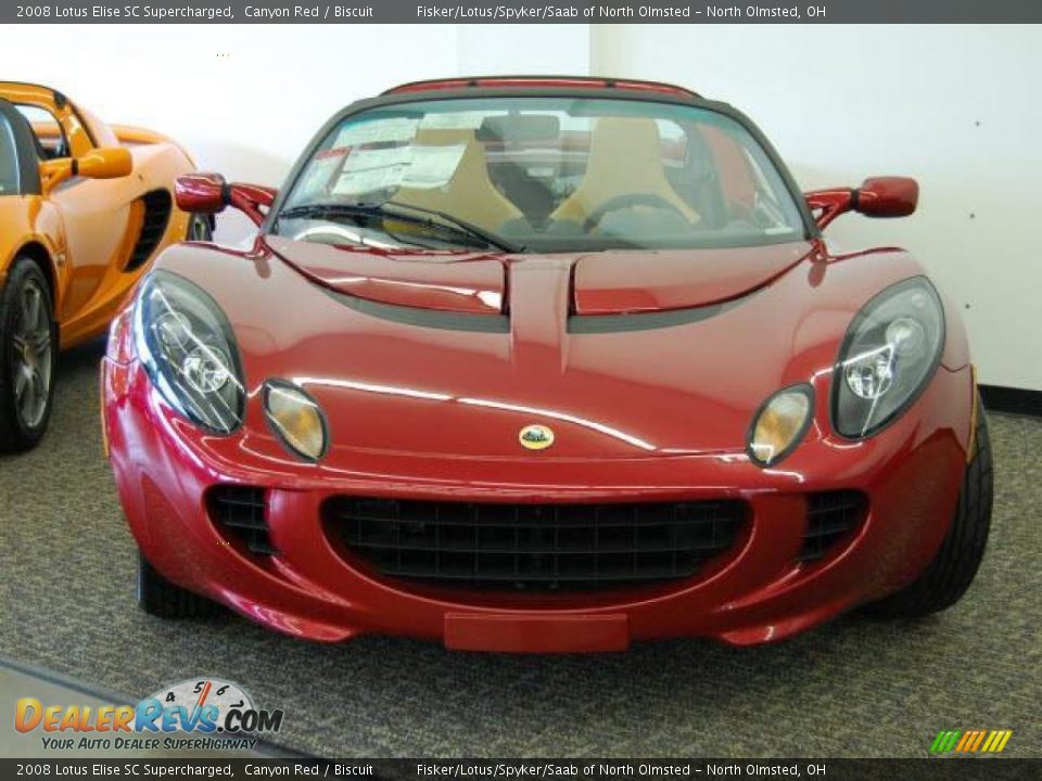 2008 Lotus Elise SC Supercharged Canyon Red / Biscuit Photo #2
