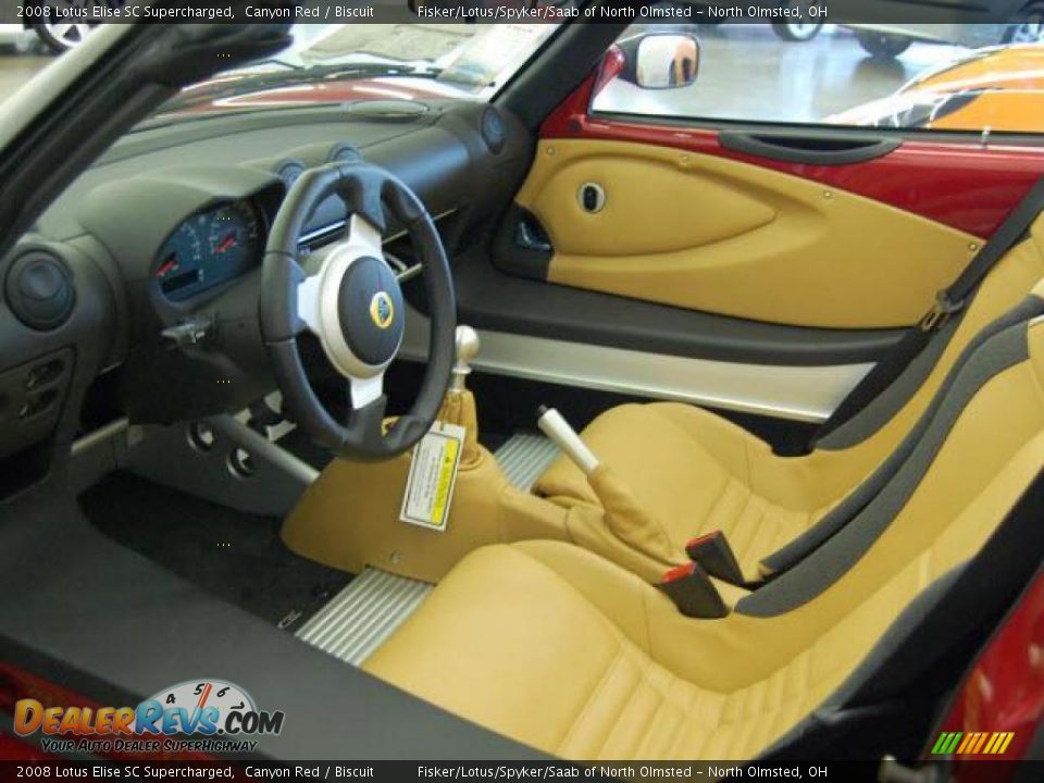 Biscuit Interior - 2008 Lotus Elise SC Supercharged Photo #6