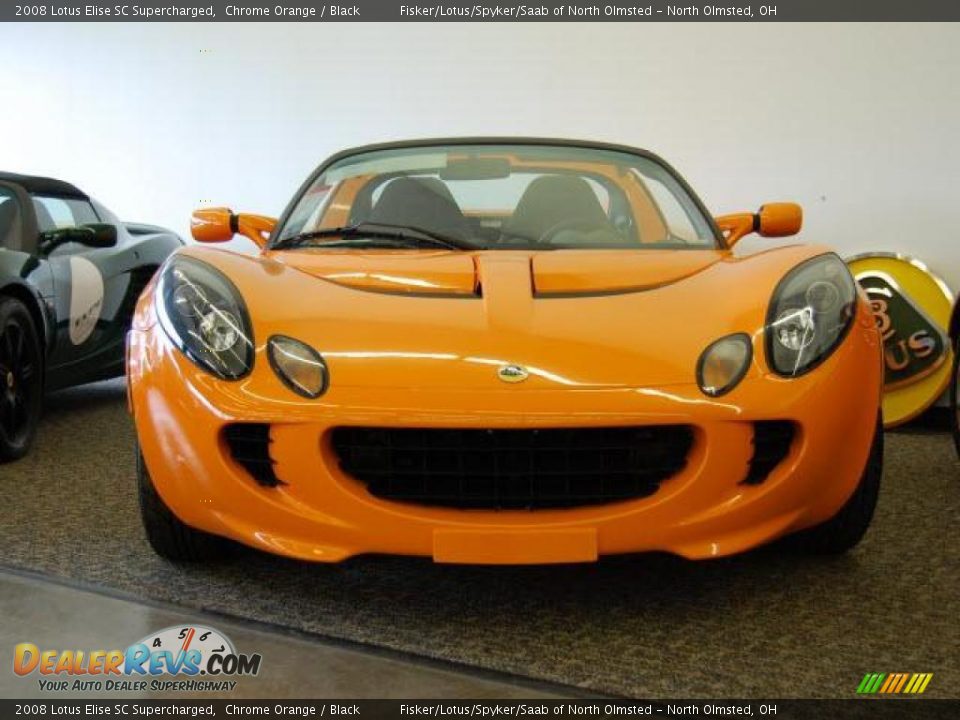 2008 Lotus Elise SC Supercharged Chrome Orange / Black Photo #2