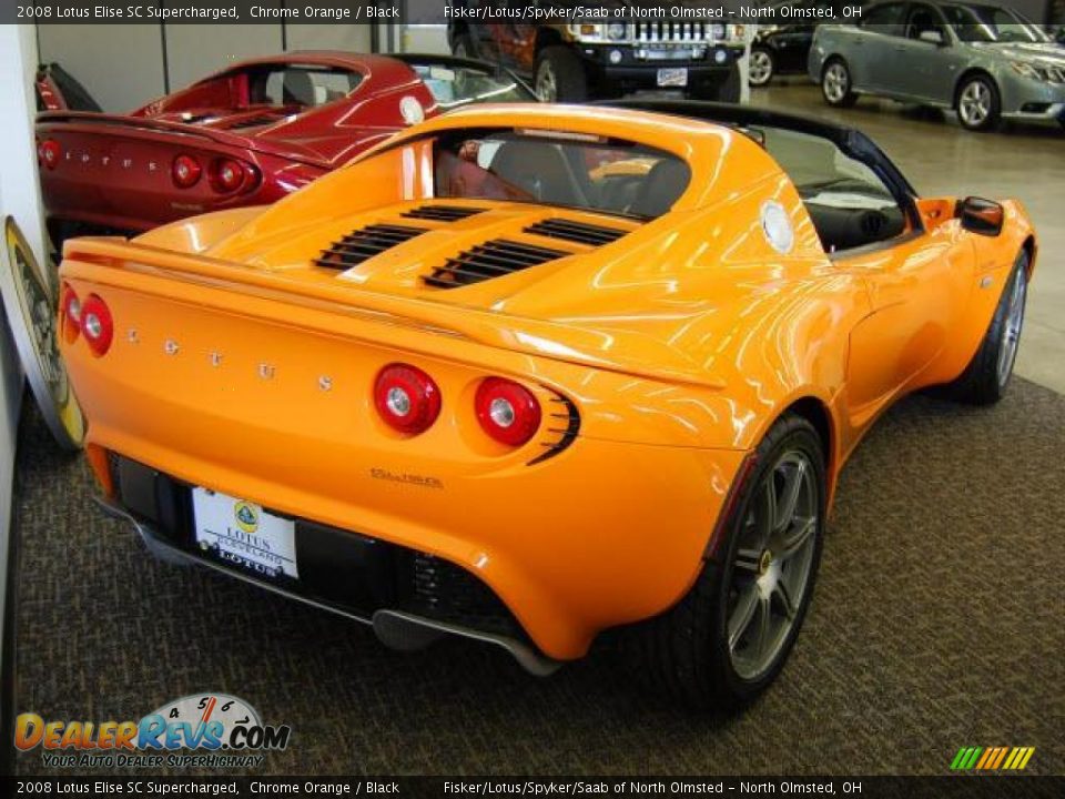 2008 Lotus Elise SC Supercharged Chrome Orange / Black Photo #3