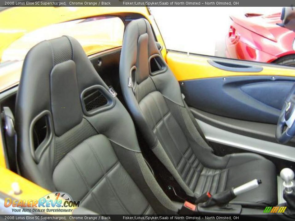 Black Interior - 2008 Lotus Elise SC Supercharged Photo #4