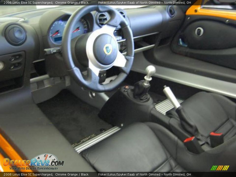 Black Interior - 2008 Lotus Elise SC Supercharged Photo #7