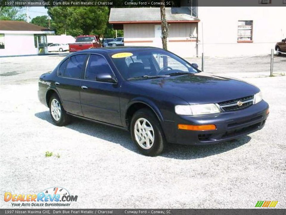 Dark blue nissan maxima #3