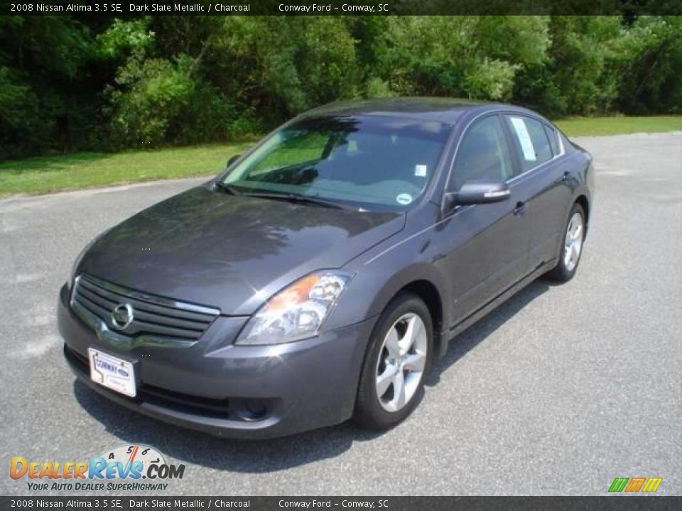 2008 Nissan Altima 3.5 SE Dark Slate Metallic / Charcoal Photo #1