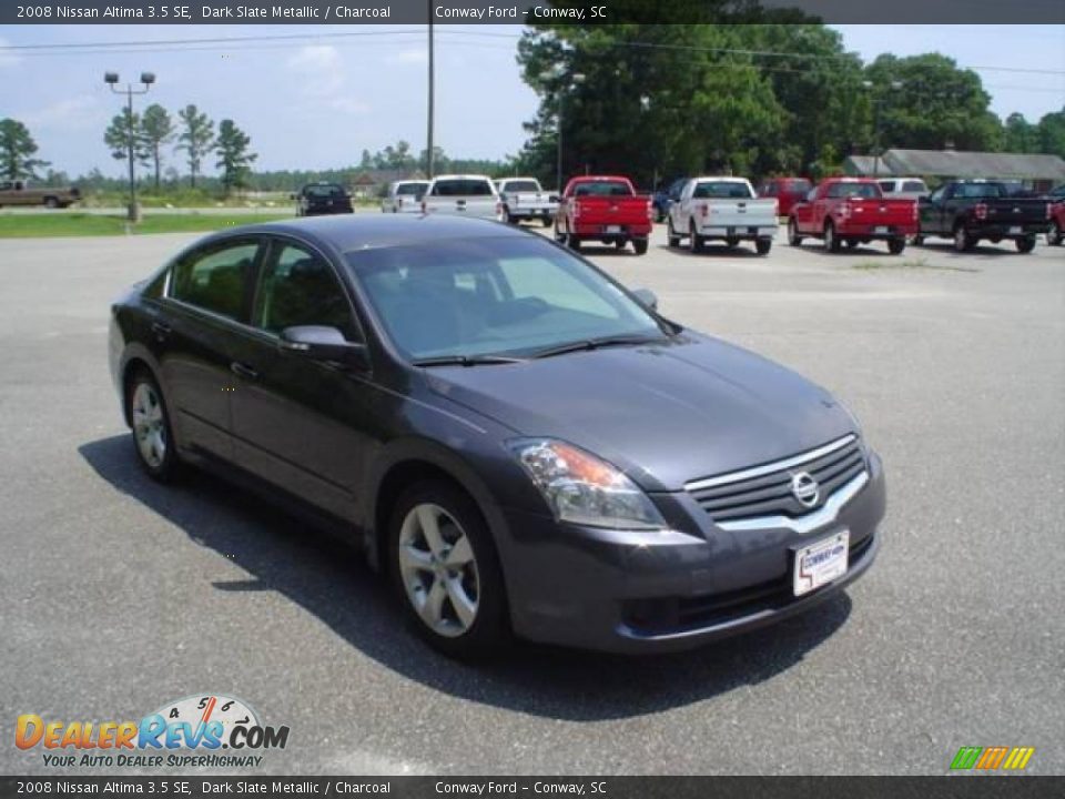 2008 Nissan Altima 3.5 SE Dark Slate Metallic / Charcoal Photo #3